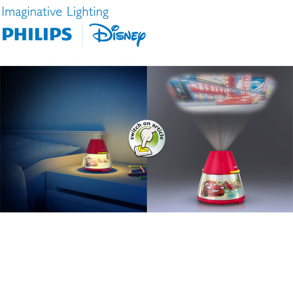 Lampa projektor Philips Disney Cars 71769/32/16 - dodatni pogled