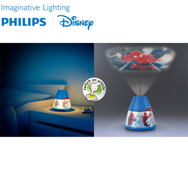 Lampa projektor Philips Disney Spiderman 71769/40/16 - dodatni pogled