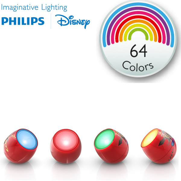 Lampa koja menja boje osvetljenja Philips Disney Micro Cars 71704/32/16 - dodatni pogled