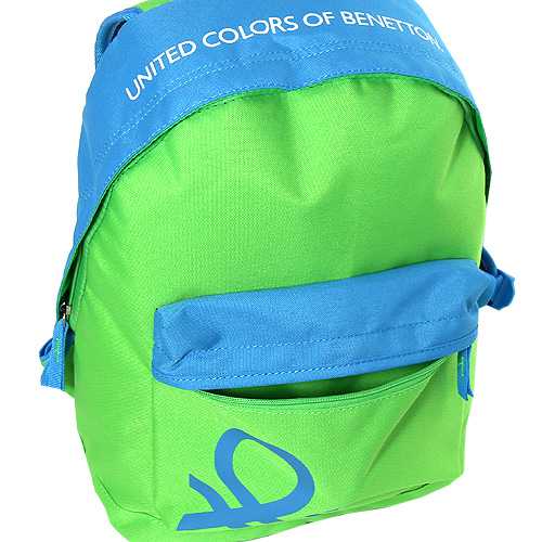Benetton Ranac za školu  Basic green 605938 - dodatni pogled