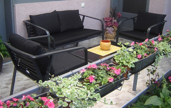 Aluminijumska garnitura sa jastucima Conqueror - dodatni pogled