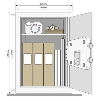 Sef velikih dimenzija Yale 520x350x360cm - dodatni pogled