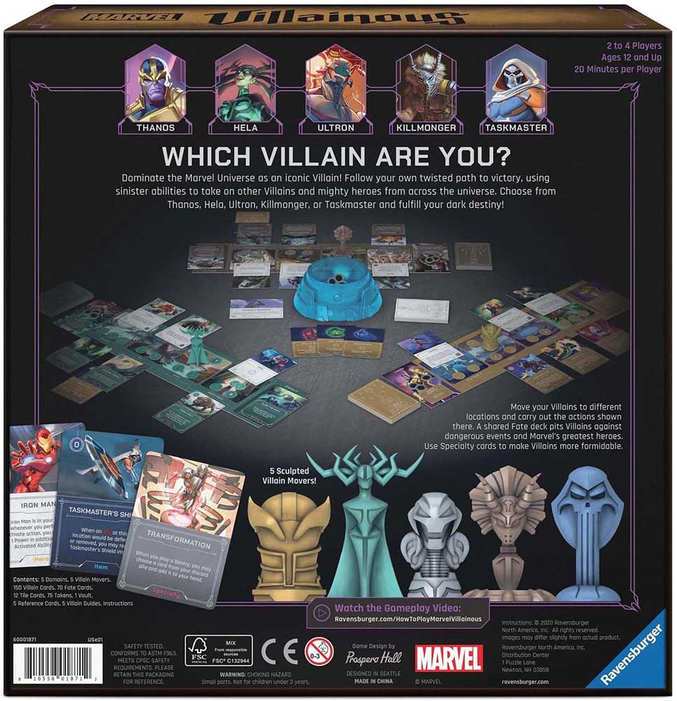 Društvena igra Marvel Zlikovci - Marvel Villainous Infinite power Ravensburger 26844 - dodatni pogled