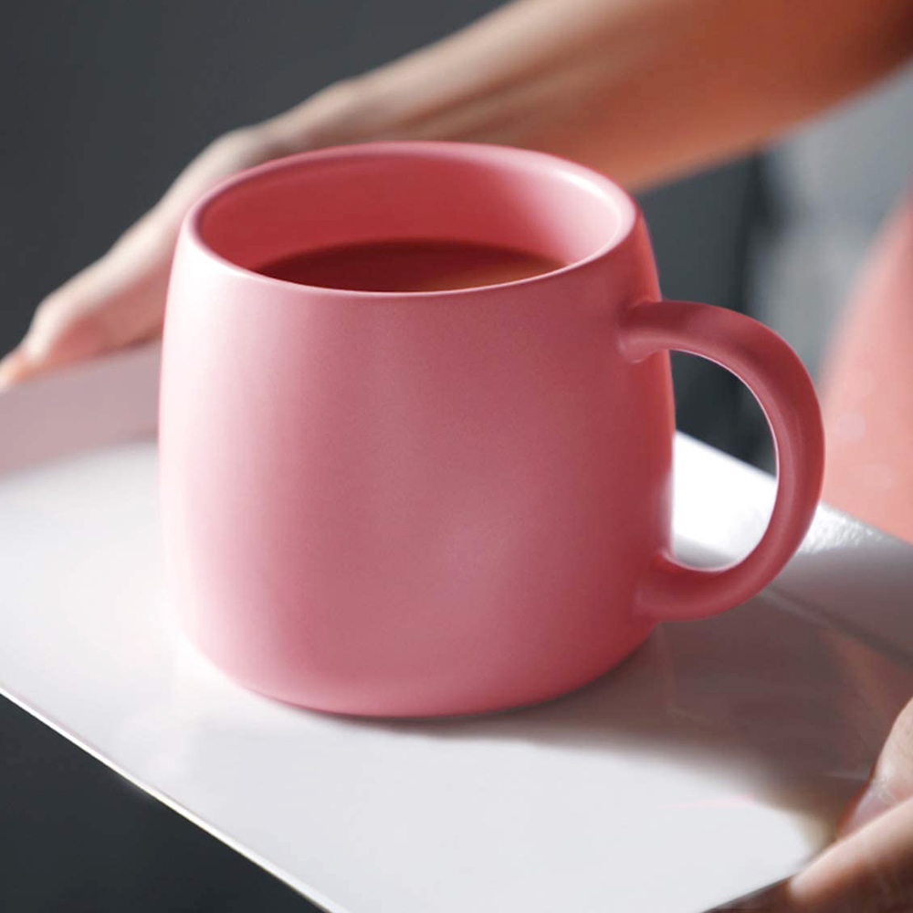 Velika šolja sa kašičicom Roza 430 ml - dodatni pogled