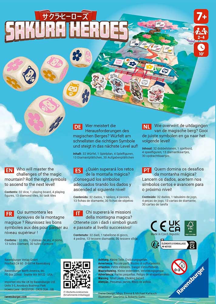 Društvena igra Sakura heroji Ravensburger 20957 - dodatni pogled