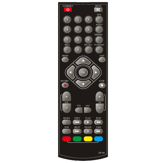 Set Top Box Digitalni prijemnik TV signala DVB-T2 Falcom T2400 - dodatni pogled