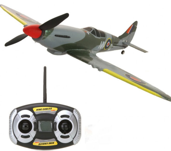 Avion na daljinsko upravljanje RTF Spitfire - dodatni pogled