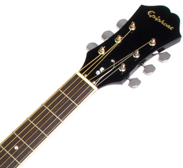 Akustična gitara Epiphone DR-100 Ebony Chrome - dodatni pogled