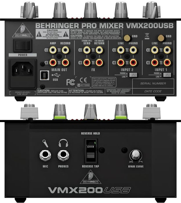 Mikseta Behringer Pro Mixer VMX200USB - dodatni pogled