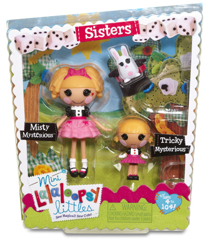 Mini Lalaloopsy Lutke sestre Tricky Mysterious & Misty Mysterious 520481/3 - dodatni pogled