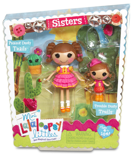 Mini Lalaloopsy Lutke sestre Trouble Dusty Trails & Prairie Dusty Trails 520481/3 - dodatni pogled