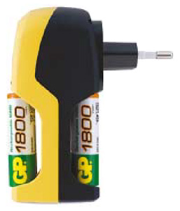 Punjač za baterije GP S350 sa 4 punjive baterije AA 2100 mAh - dodatni pogled