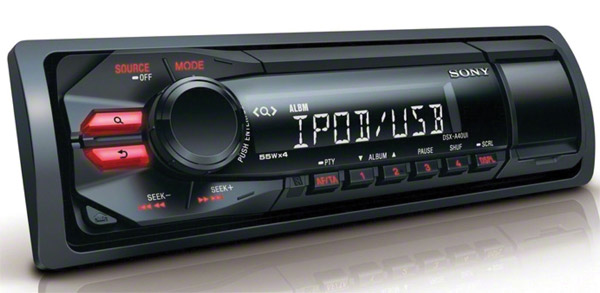 Auto FM Radio USB Sony DSXA40.EUR - dodatni pogled