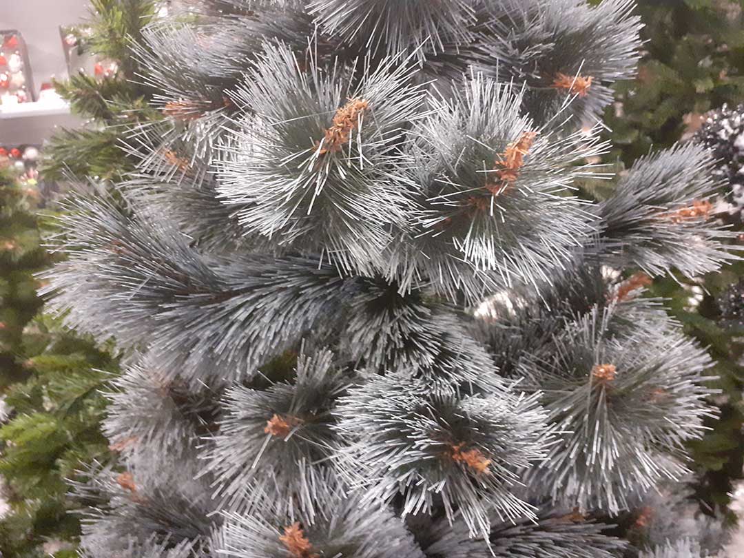 Novogodišnja Jelka - Stjordal - Gusta Sa Belim Vrhovima - Mraz - 120 cm - dodatni pogled