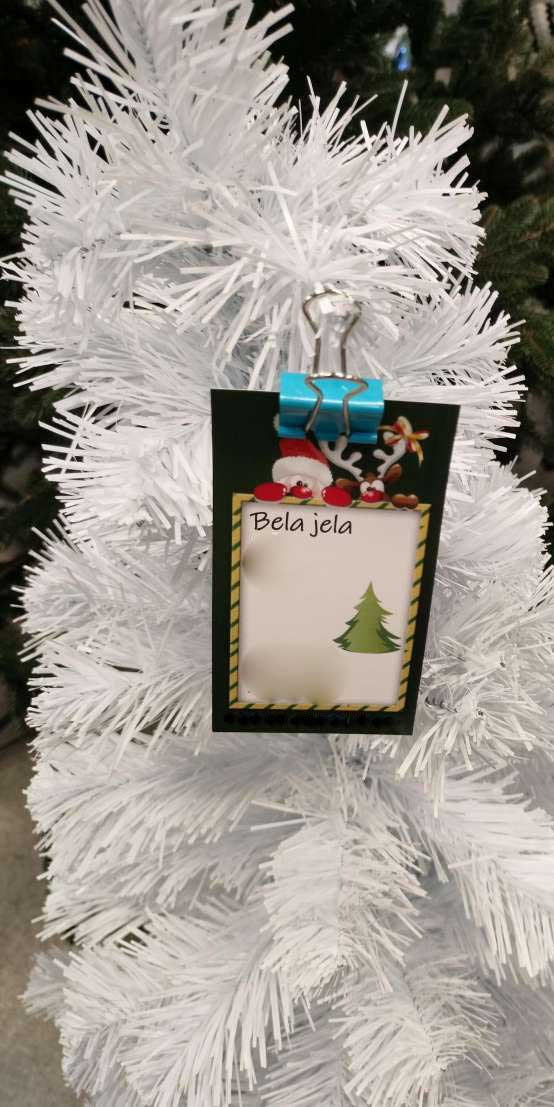 Bela Novogodišnja Jelka Garibaldi 80 cm - dodatni pogled