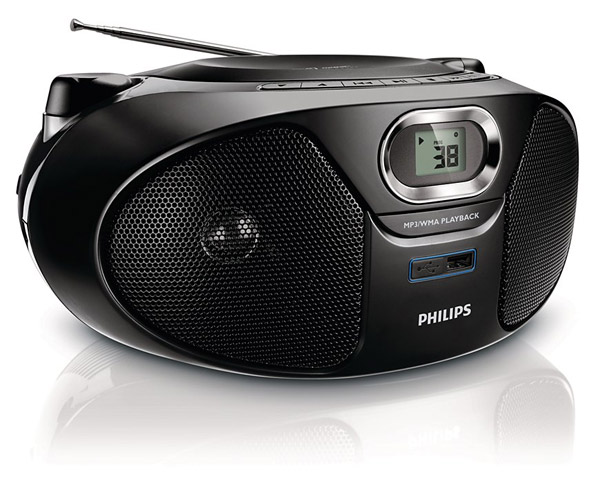 Prenosni CD MP3 USB player sa FM prijemnikom Philips AZ385/12 - dodatni pogled