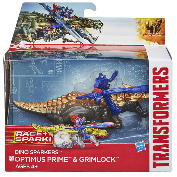 Hasbro Transformers Figura Movie 4 Dino Sparkers A6492 Optimus Prime & Grimlock - dodatni pogled