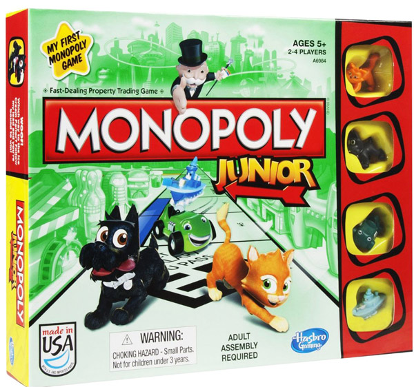 Monopol Junior - društvena igra Hasbro A6984 - dodatni pogled