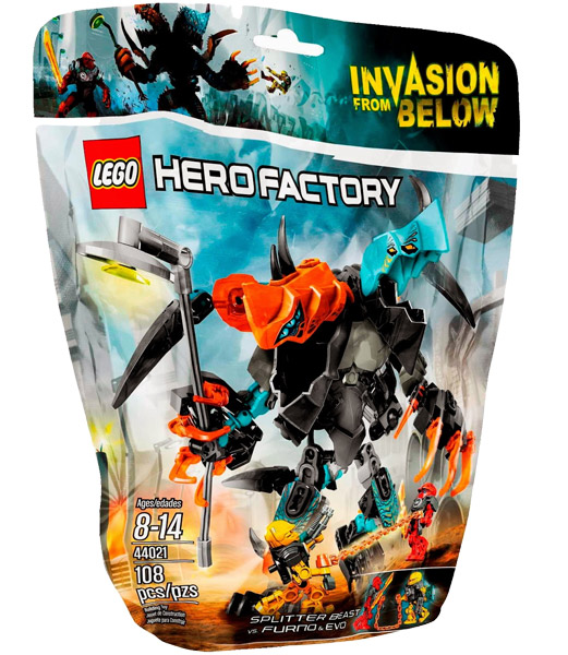 LEGO® Hero Factory Splittter Beast VSvs. Furno & Evo LE44021 - dodatni pogled