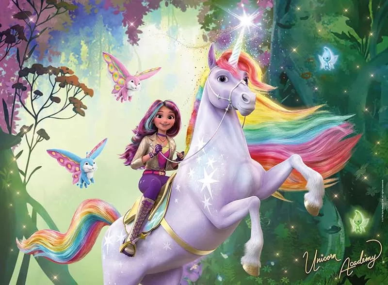 Puzzle slagalice za decu 100XXL delova Unicorn Academy Ravensburger 12004164