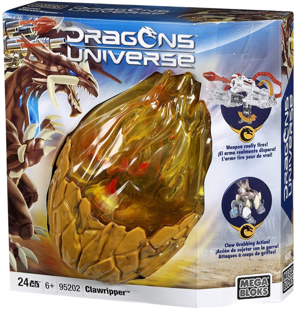Zmajevo jaje figura za sklapanje Dragons Universe +CD Mega Bloks MB95202 - dodatni pogled
