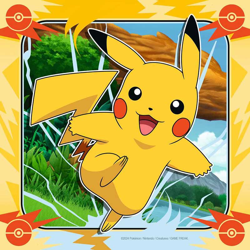 Slagalice puzzle za decu 3x49 delova Pokemon Ravensburger 12004062 - dodatni pogled
