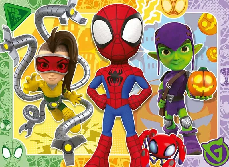 Puzzle slagalica za decu 4x42 dela Spidey and Friends Ravensburger 12001066