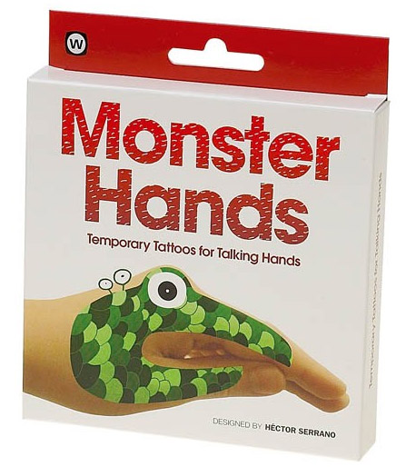 NPW privremene tetovaže Čudovišta na rukama W5882 - dodatni pogled