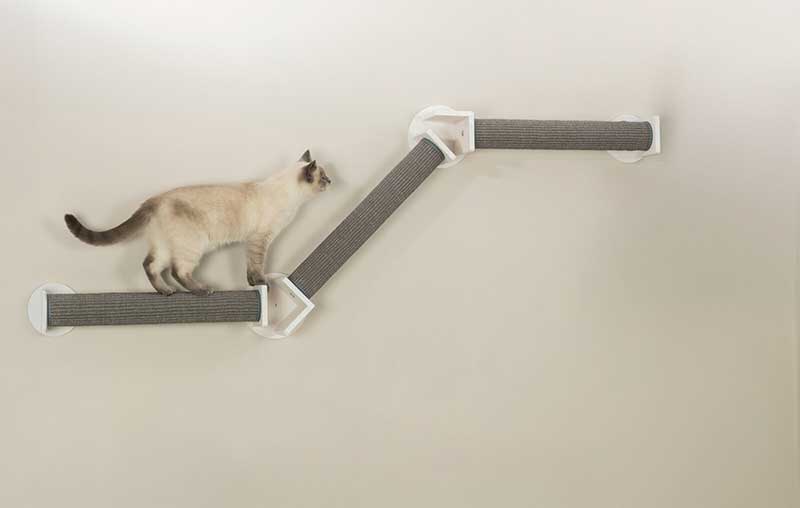 Zidna grebalica za mačke  trodelna Zidni set 2 Trixie 49961 - dodatni pogled