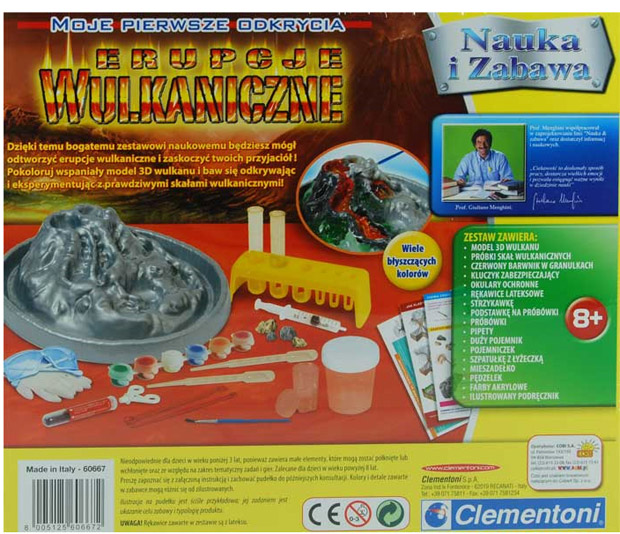 Edukativni set Vulkanska erupcija Clementoni 60667 25979 - dodatni pogled