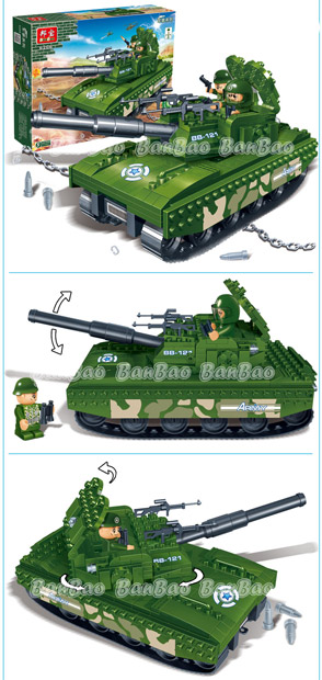 BanBao kocke Tenk 6206 - dodatni pogled