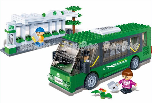 BanBao kockice Autobus 8768 - dodatni pogled