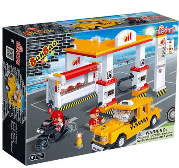 BanBao kockice Benzinska pumpa 8776 - dodatni pogled