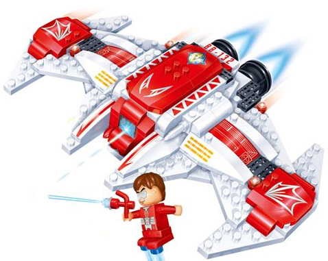 BanBao kockice Svemirska borbena letelica 6409 - dodatni pogled