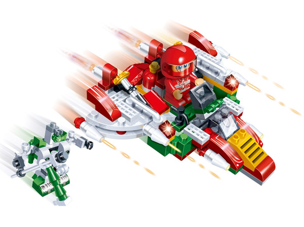 BanBao kockice Svemirska borbena letelica 6412 - dodatni pogled