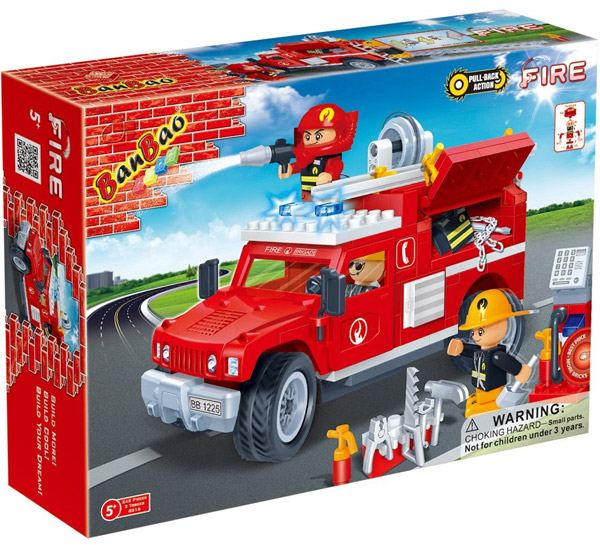 BanBao kocke Vatrogasni Jeep 8316 - dodatni pogled