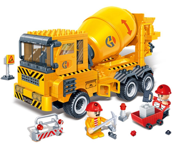 BanBao kocke Kamion mešalica betona 8535 - dodatni pogled
