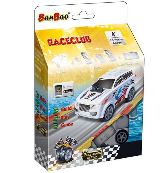 BanBao kocke Autić na potez Raceclub Moon 8629-1 - dodatni pogled