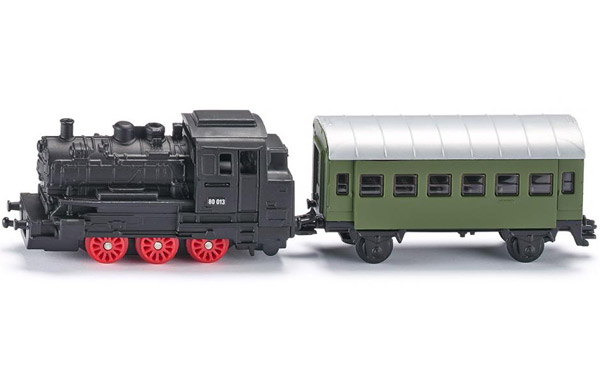 Siku Voz Parna lokomotiva sa putničkim vagonom 1657 - dodatni pogled