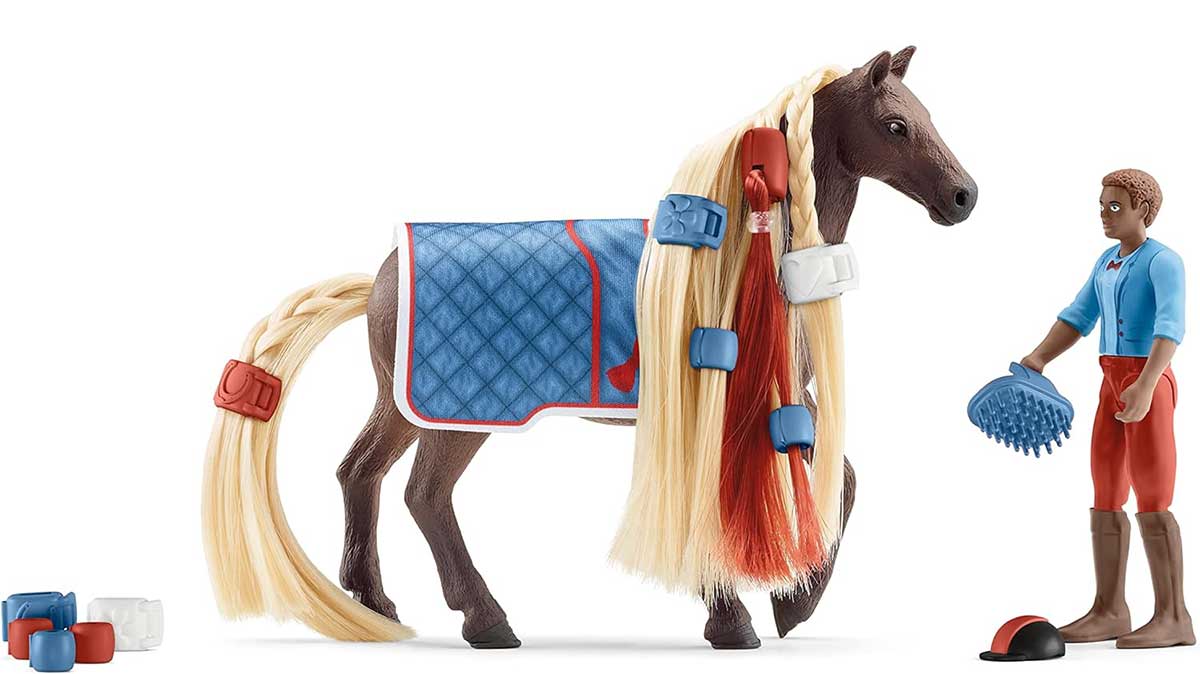 Schleich Horse Club figure Konji - Leo i Roki 42586 - dodatni pogled