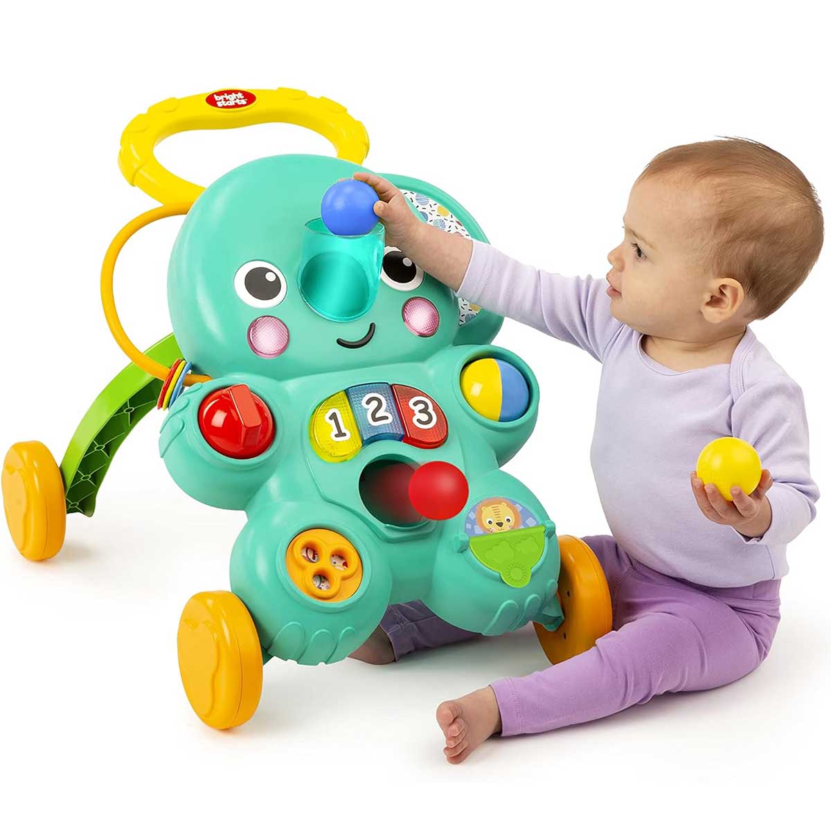 Bright Starts™ 2u1 Hodalica za bebe sa lopticama Stroll n Roll 12892 - dodatni pogled