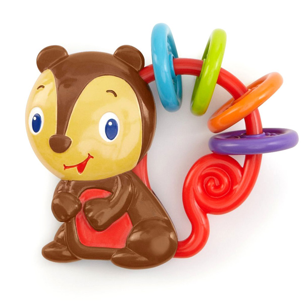 Bright Starts Zvečka za bebe Vesela veverica - dodatni pogled