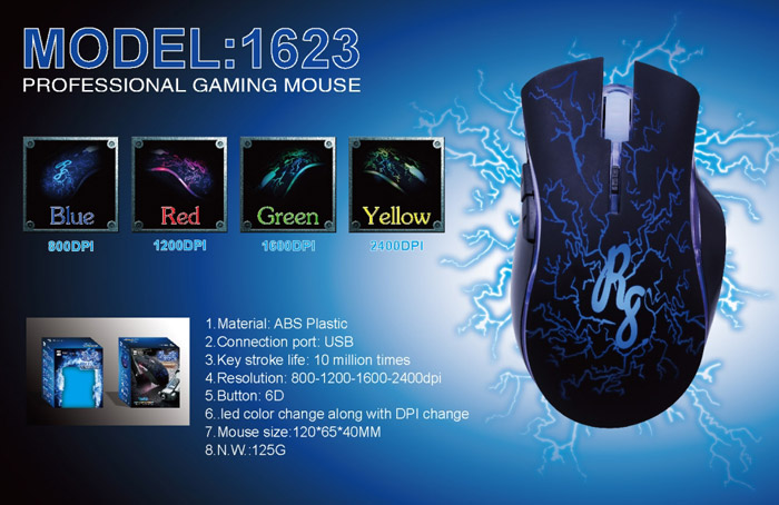 Optički Gaming Miš R8 M1623 - dodatni pogled