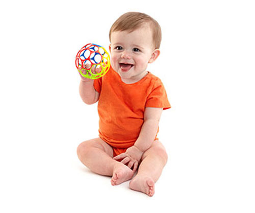 Oball by Bright Starts Bebi Lopta za lako hvatanje Classic - dodatni pogled