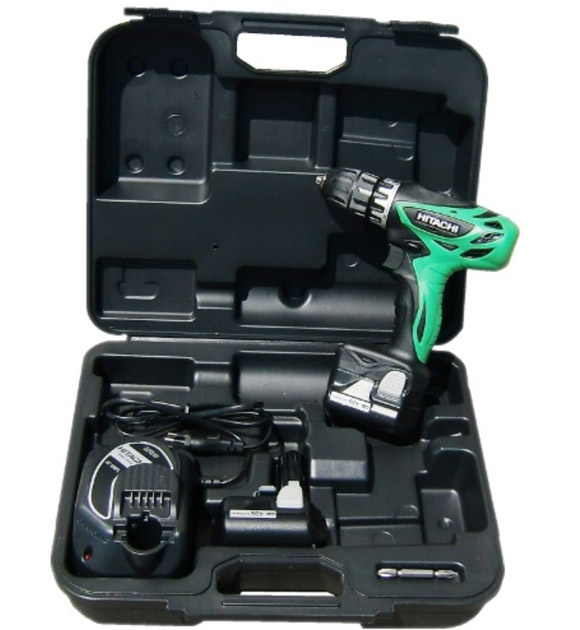 Akumulatorska šrafilica - odvijač u koferu Hitachi DS10DFL-TA - dodatni pogled