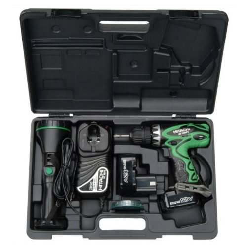 Akumulatorska bušilica - šrafilica u koferu Hitachi DS12DVF3-WH - dodatni pogled