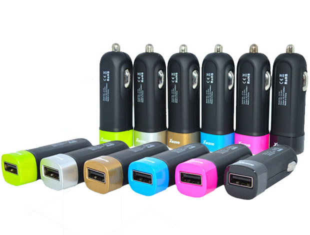Auto punjač Xwave C110 USB 5V DC 1A srebrni 021908 - dodatni pogled