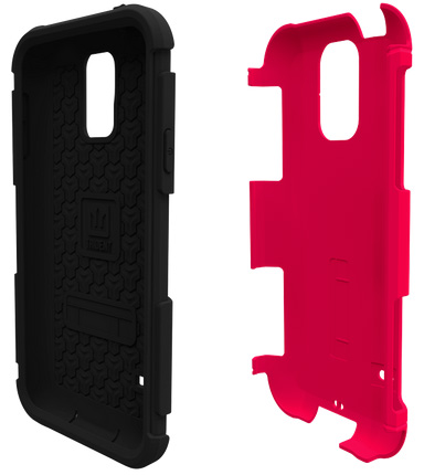 Zaštitna maska za Samsung Galaxy S5 Trident Aegis crvena - dodatni pogled