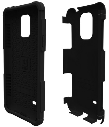 Zaštitna maska za Samsung Galaxy Note 4 Trident Aegis crna - dodatni pogled