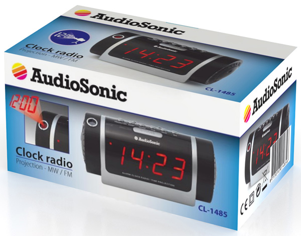 Radio sat sa projektorom Tristar Audiosonic CL-1485 - dodatni pogled